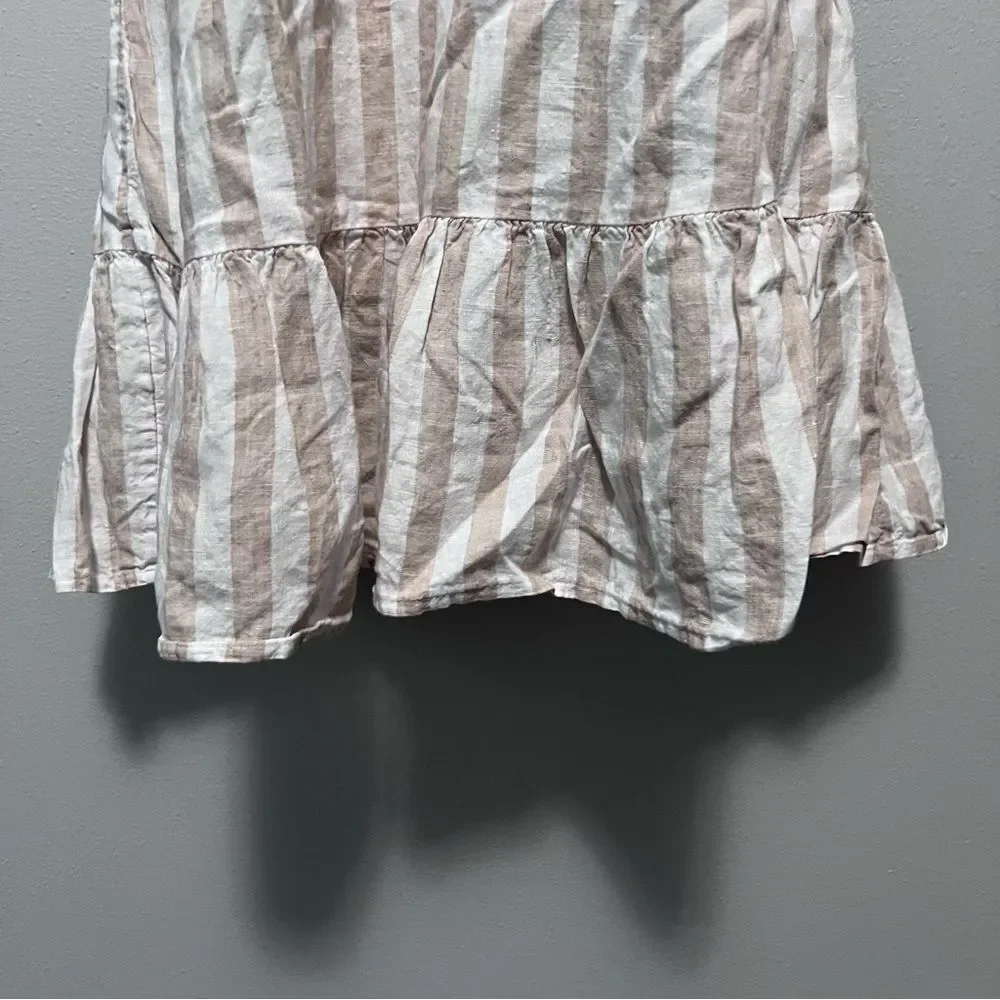 Vineyard Vines Linen Cross Back Coverup Dress Size M